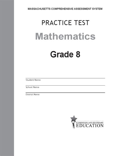 Read Online 8Th Grade Math Pretest 