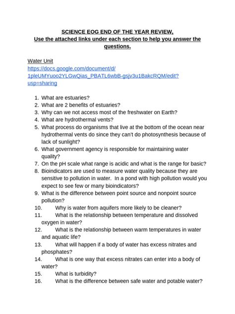 Read 8Th Grade Science Eog Study Guide File Type Pdf 