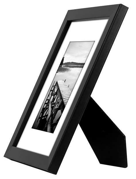 8x10 Picture Frame 2 Pack Black Wood Photo Frames with HD …