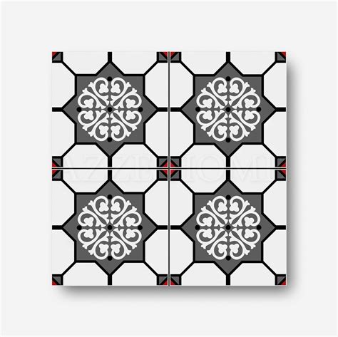 8x8 in tileModern Patterned Tile iyk136 Azze Home