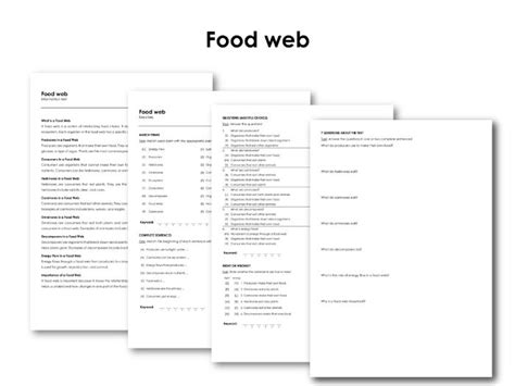 9,686 Top "Food Web" Teaching Resources curated for you - Twinkl