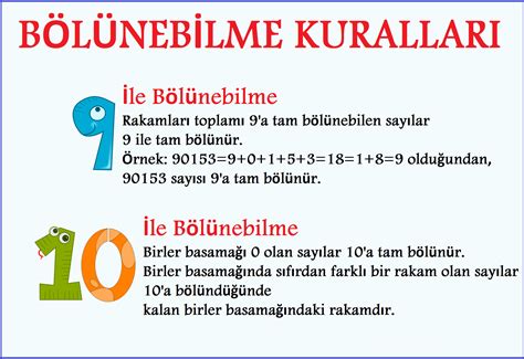 9 İle Bölünebilme Kuralı. 
