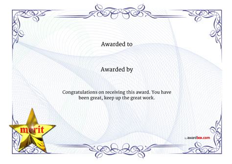 9+ Blank Award Certificate Examples PDF Examples