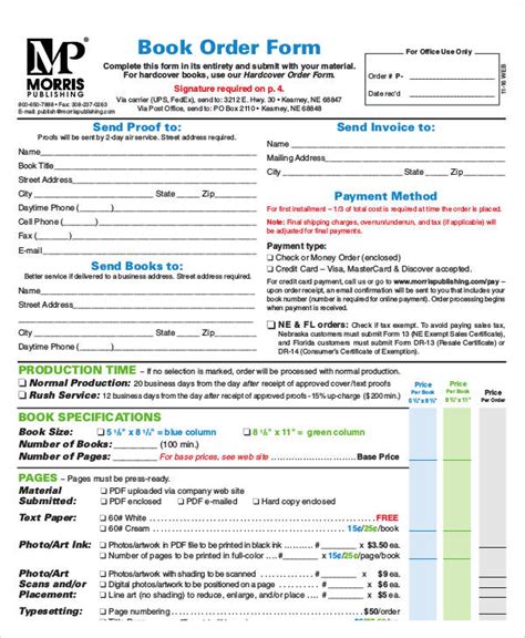 9+ Book Order Forms