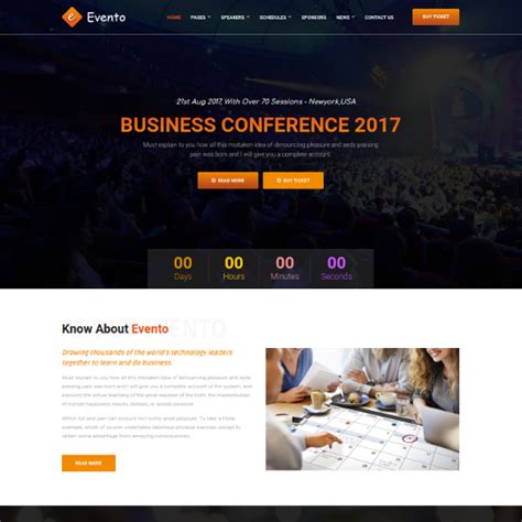 9+ Conference Website Themes & Templates Free & Premium Templates
