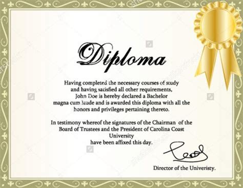 9  Diploma Templates Free PSD AI Vector EPS Format Download