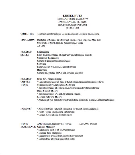 9+ Entry Level Resume Examples PDF, DOC Free & Premium Templates