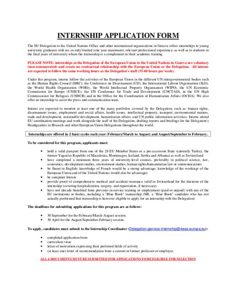 9+ Internship Application Form Templates PDF, DOC Free & Premium