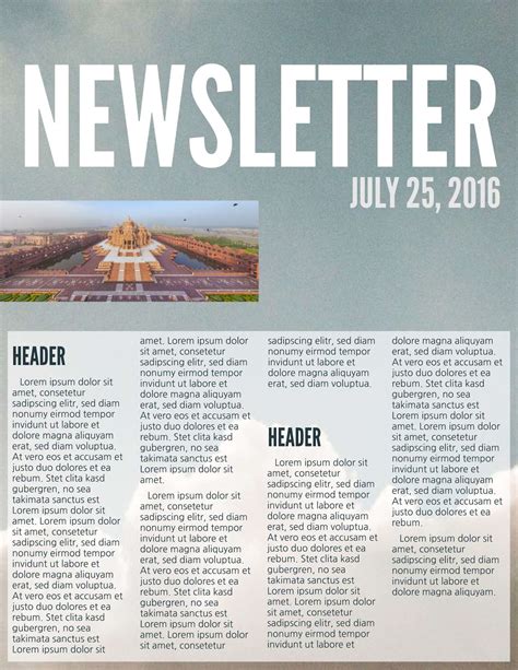 9+ Newsletter Templates in Word