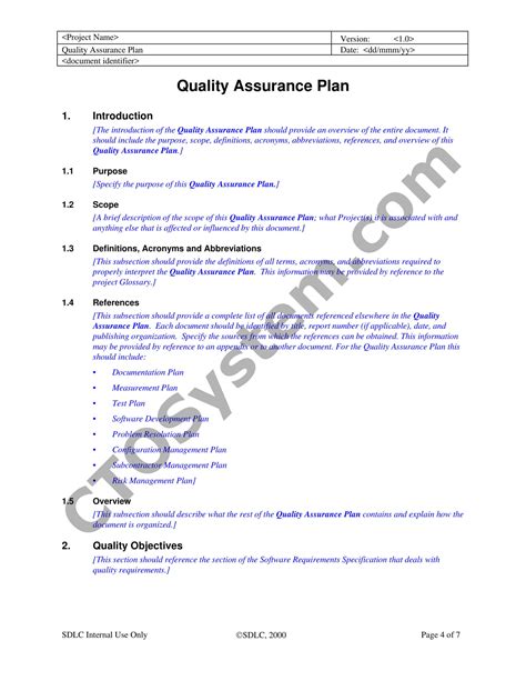 9+ Software Quality Assurance Plan Examples Pdf Examples Inside