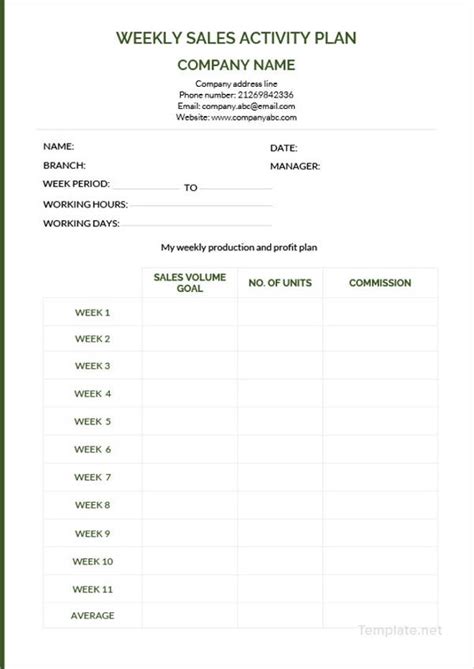 9+ Weekly Sales Plan Examples PDF, Word Examples