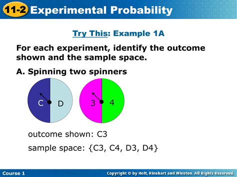 9 3 Experimental Probability Big Ideas Math