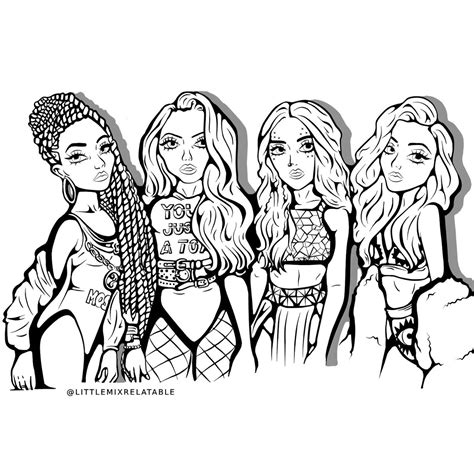9 682 Top Little Mix Colouring Pages Teaching Little Mix Colouring Pages - Little Mix Colouring Pages
