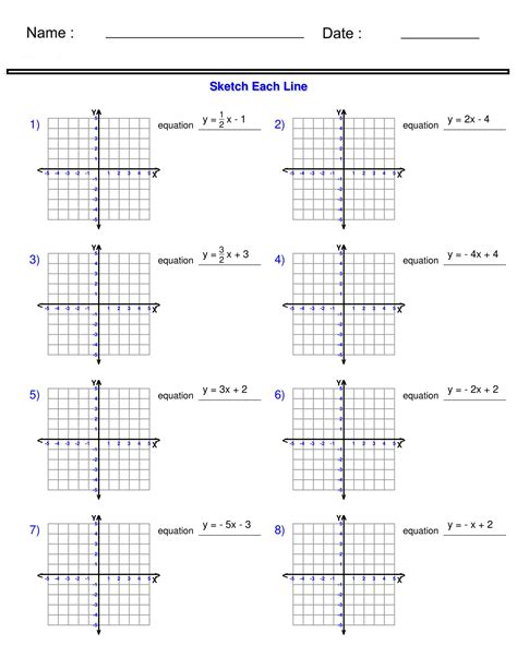 9 Best Images of PointSlope Graph Worksheet How to Find YIntercept