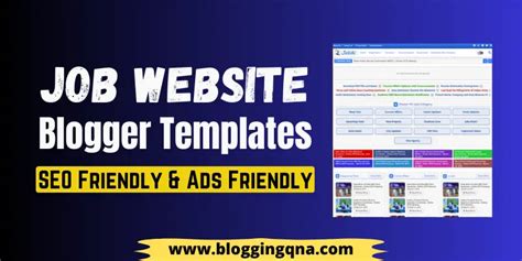 9 Best Job Blogger Templates For Job Websites 2021 Techywebtech