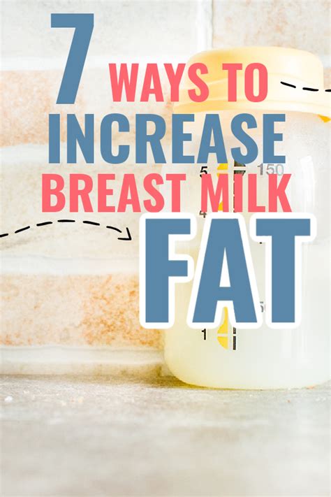 9 Best Tips to Increase Fat in Breast Milk