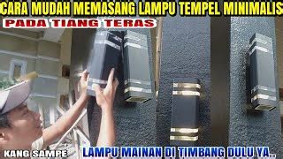 9 Cara Pasang Lampu Dinding : General Tips