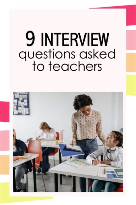 9 Common Interview Questions Teachers Are Asked and How to Answer Them