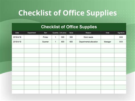 9 Excel List Templates Excel Templates
