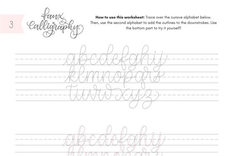9 Free Calligraphy Practice Sheets - The Spruce Crafts - muktibox.com