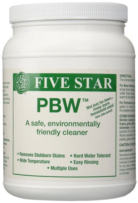 9 Lb. Five Star PBW Cleaner - William