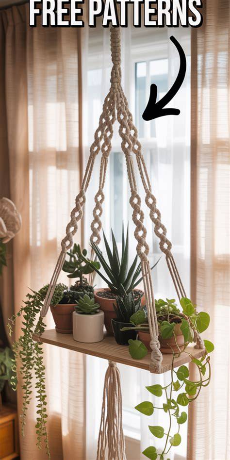 9 Macrame Hanging Plant Decor Free Patterns - Hello … - raincitystudios.com
