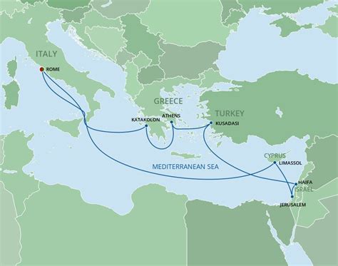 9 Night Mediterranean Greece Egypt and Israel Cruise