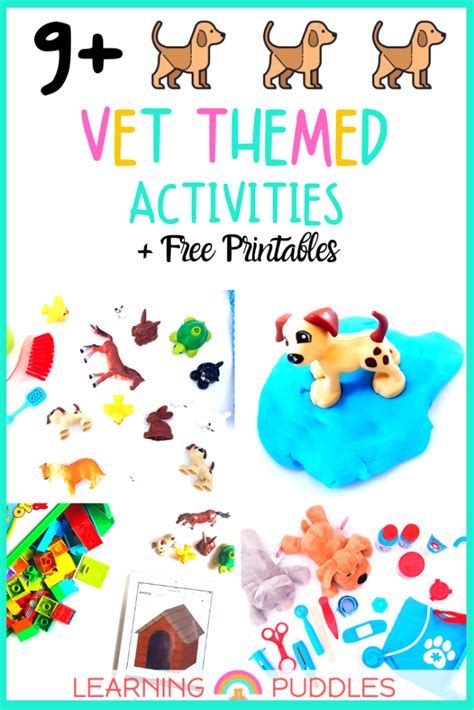 9 Amazing Vet Activities For Preschoolers Learning Puddles Vet Worksheet  Preschool - Vet Worksheet [preschool
