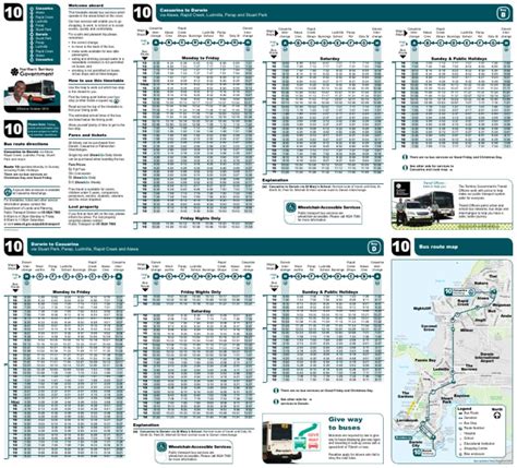 9 Bus Timetable Darwin