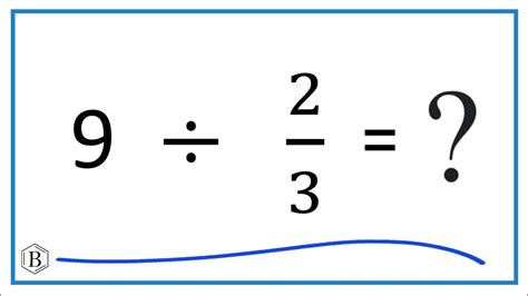 Once you've flipped the second fraction and changed the symbol from divide to multiply, we can multiply the numerators together and the denominators together and we have our solution: 6 x 5 9 x 3 = 30 27. You're done! You now know exactly how to calculate 6/9 - 3/5. Hopefully you understood the process and can use the same techniques to add .... 9 divided by 3