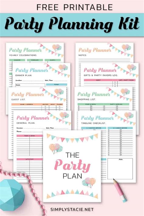 9 Free Party Planning Printables To Keep You Party Planner Worksheet - Party Planner Worksheet
