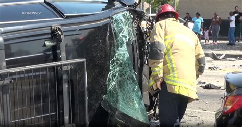 9 injured, 2 critically after multi-vehicle crash in San Bernardino