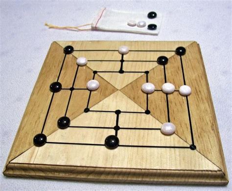 9 men's morris game. Printable Nine Mens Morris. Nine Men's Morris, also known as Cowboy Checkers, is a two-person game with pieces that can be cut out and re-used. Download For Free (PDF format) My safe download promise. Downloads are subject to this site's term of use. Downloaded > 5,750 times. 
