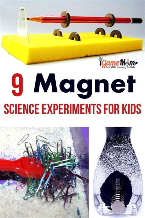 9 Science Experiments Explaining Magnetism For Kids Science Experiment With Magnets - Science Experiment With Magnets