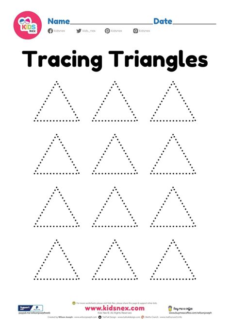 9 Triangle Worksheets Amp Printables Tracing Drawing Supplyme Triangle Worksheets For Kindergarten - Triangle Worksheets For Kindergarten