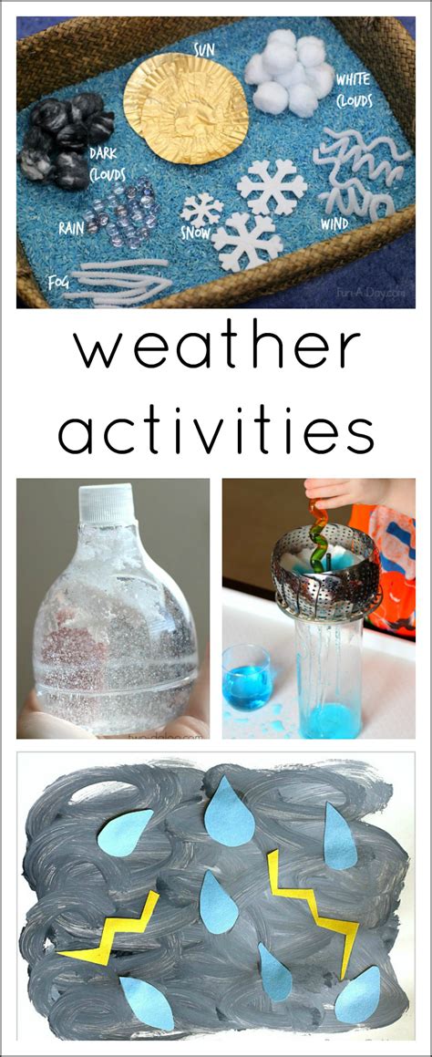 9 Weather Science Activities For Kindergarten And First Weather Activity For First Grade - Weather Activity For First Grade