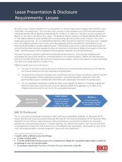 9.2 Lessees: Presentation and disclosure - PwC