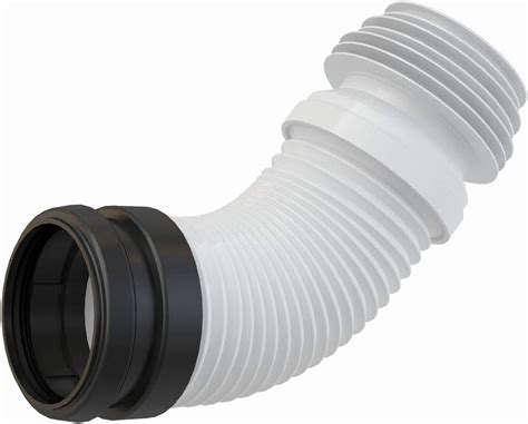 90/110mm WC Toilet Flexible Waste Pan Connector Plastic