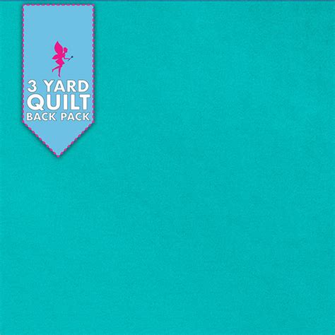 90″ Cuddle Extra Wide Fabric Teal 3 Yard Quilt Fabric Back Pack