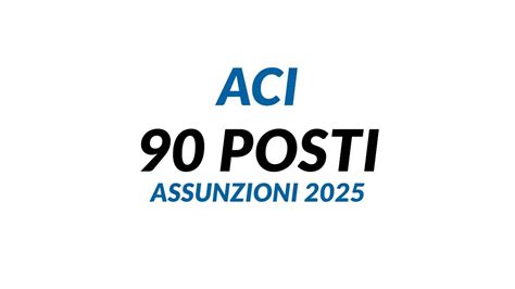 90 Posti Concorso A I F A