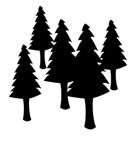 900+ Black White Forest Clip Art Royalty Free - GoGraph