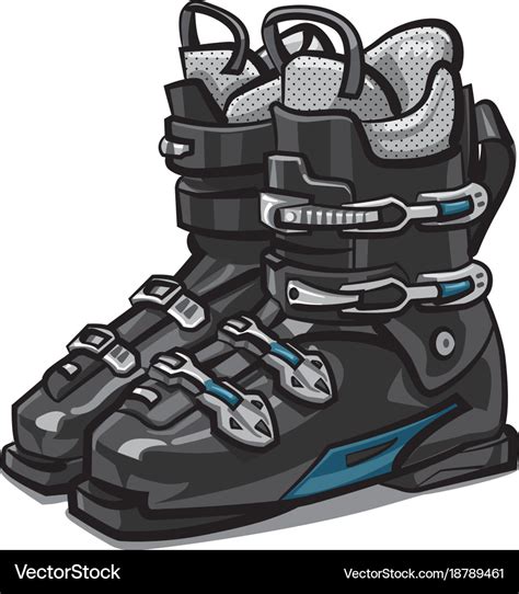 900+ Royalty Free Ski Boot Vectors - GoGraph