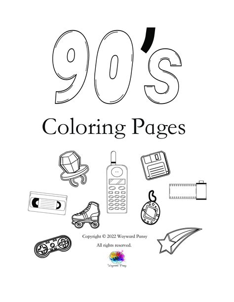 90s Coloring Pages Printable Coloring Pages