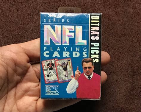 90s NFL Themed Playing Card Deck - Ditkas Picks - BICYCLE