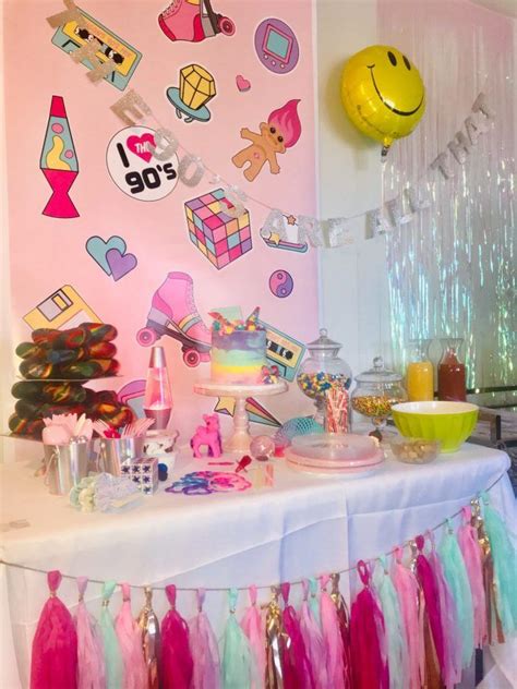 Oct 5, 2019 - Explore Danielle Eicherl's board "90’s Sleepover Bachelorette Party Ideas", followed by 118 people on Pinterest. See more ideas about 90s theme party, party, 90s party ideas.. 