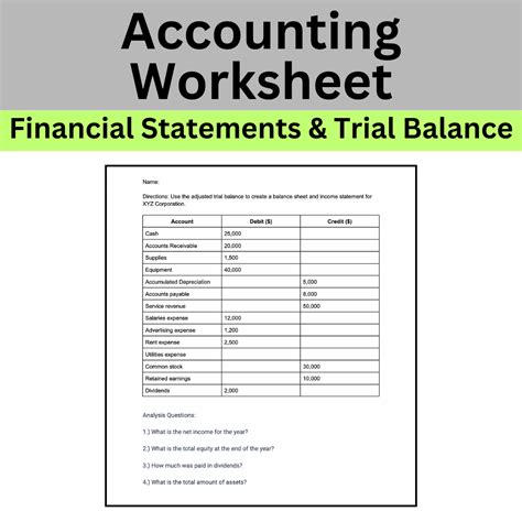 91+ Accounting Chapter 4 Worksheet
