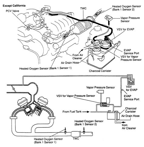 91 Control Engine Toyota Diagram System Emission