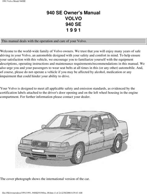 91 volvo 940 se 1991 owners manual. - Bisl business information services library management guide by yvette backer.
