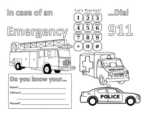 911 Coloring