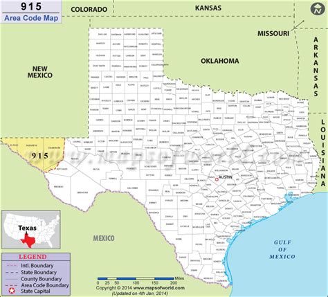915 area code in texas